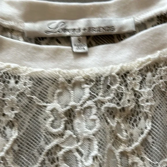 Lovers + Friends White Sheer Lace Long Sleeve Blouse🤍🤍🤍 - Picture 3 of 9